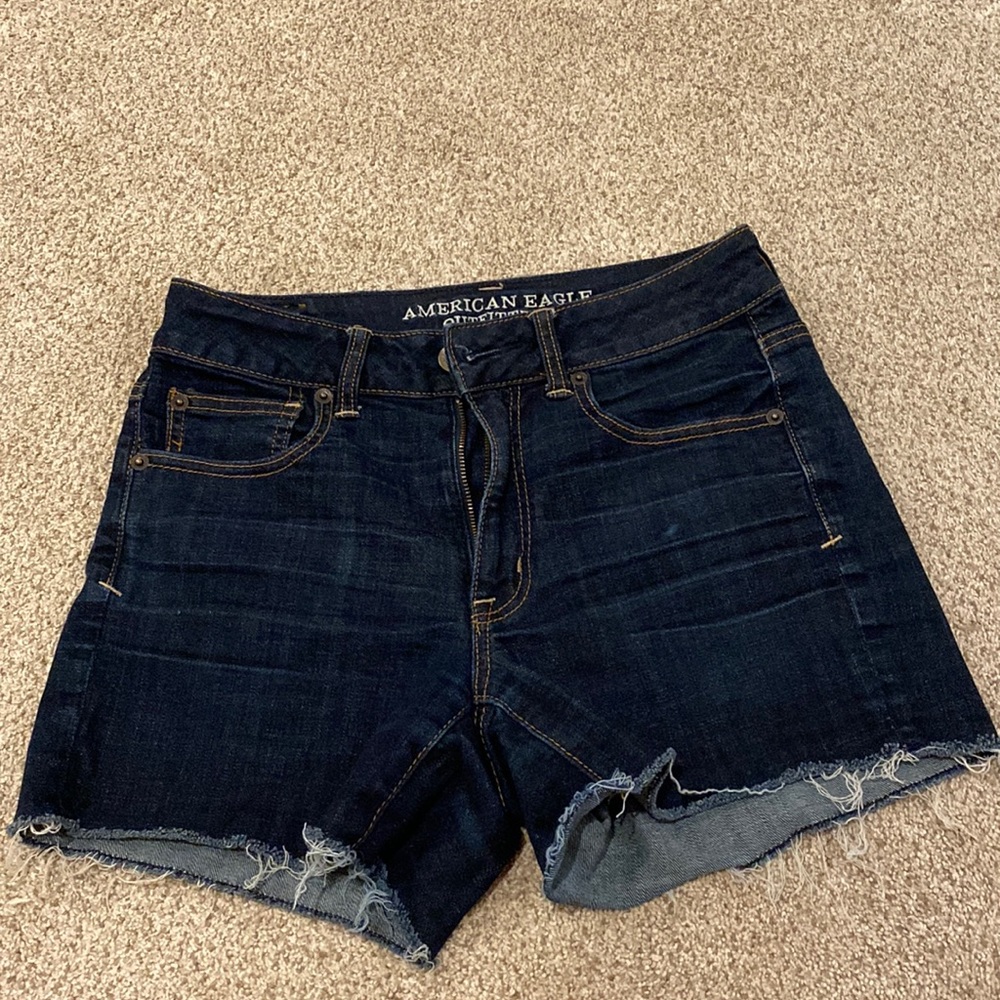 High Waisted Denim Shorts